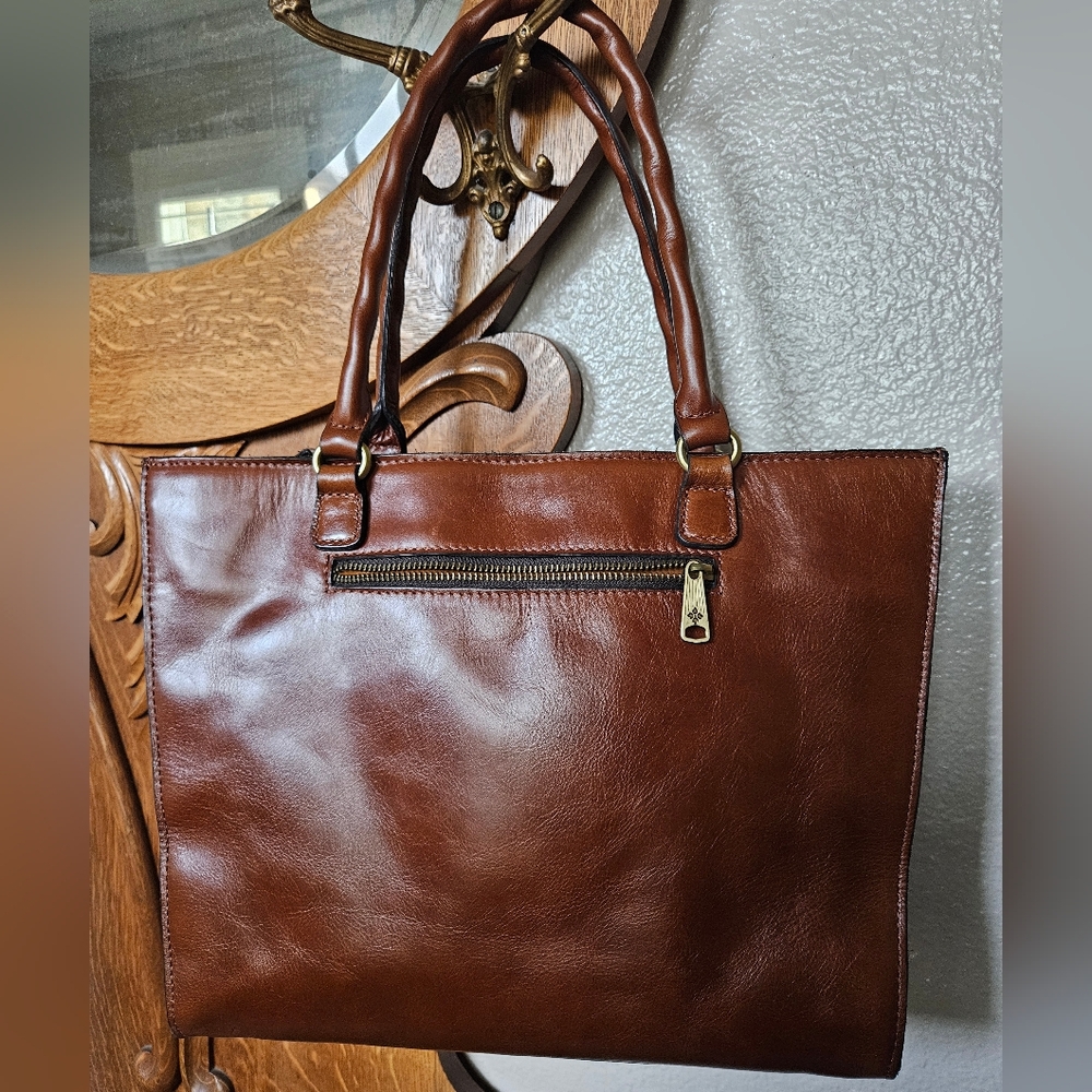 Patricia Nash Distressed Vintage Leather Zacona Handbag - Picture 3 of 12